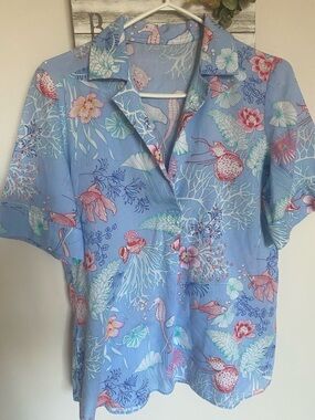 Sea World Aqua Shirt Ladies Clothes summer vacation